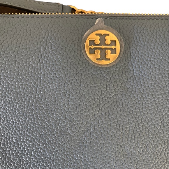 NWOT Tory Burch Mini Leather Everly Crossbody Yonder Blue - Picture 9 of 14